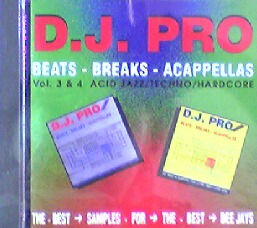 画像1: D.J. PRO - BREAKS - ACAPPELLAS  CD/RMX 12711